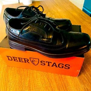 Boys dress shoes deer stags